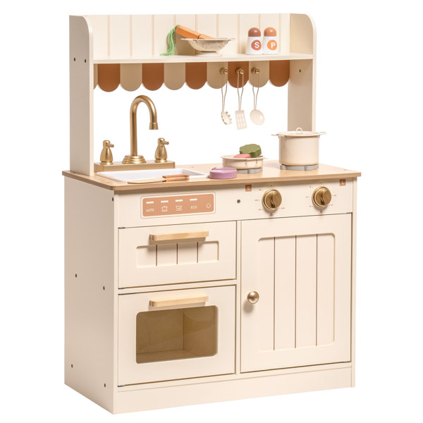 ROBUD Preschool Kitchen Set With Kitchen Accessories Reviews Wayfair   Preschool Kitchen Set With Kitchen Accessories 